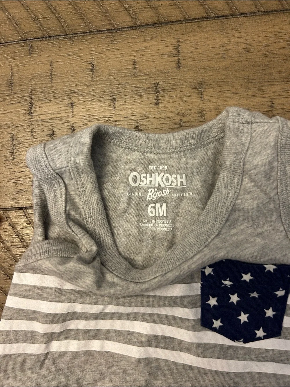 OshKosh Bgosh gray striped